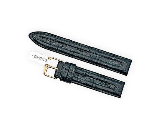 Cinturino per orologio in pelle verde Hoders 18mm