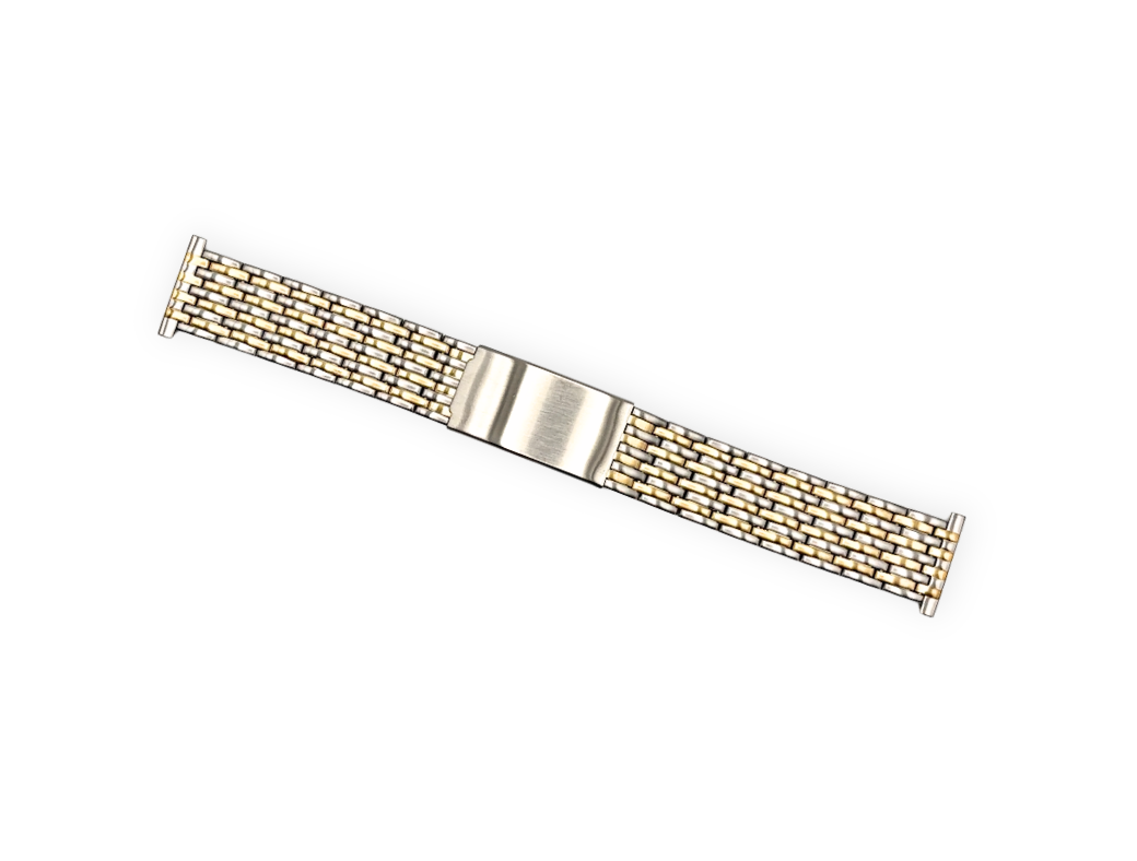 Rowi bicolor steel-gold Milanese bracelet ref. 30 4272 22mm