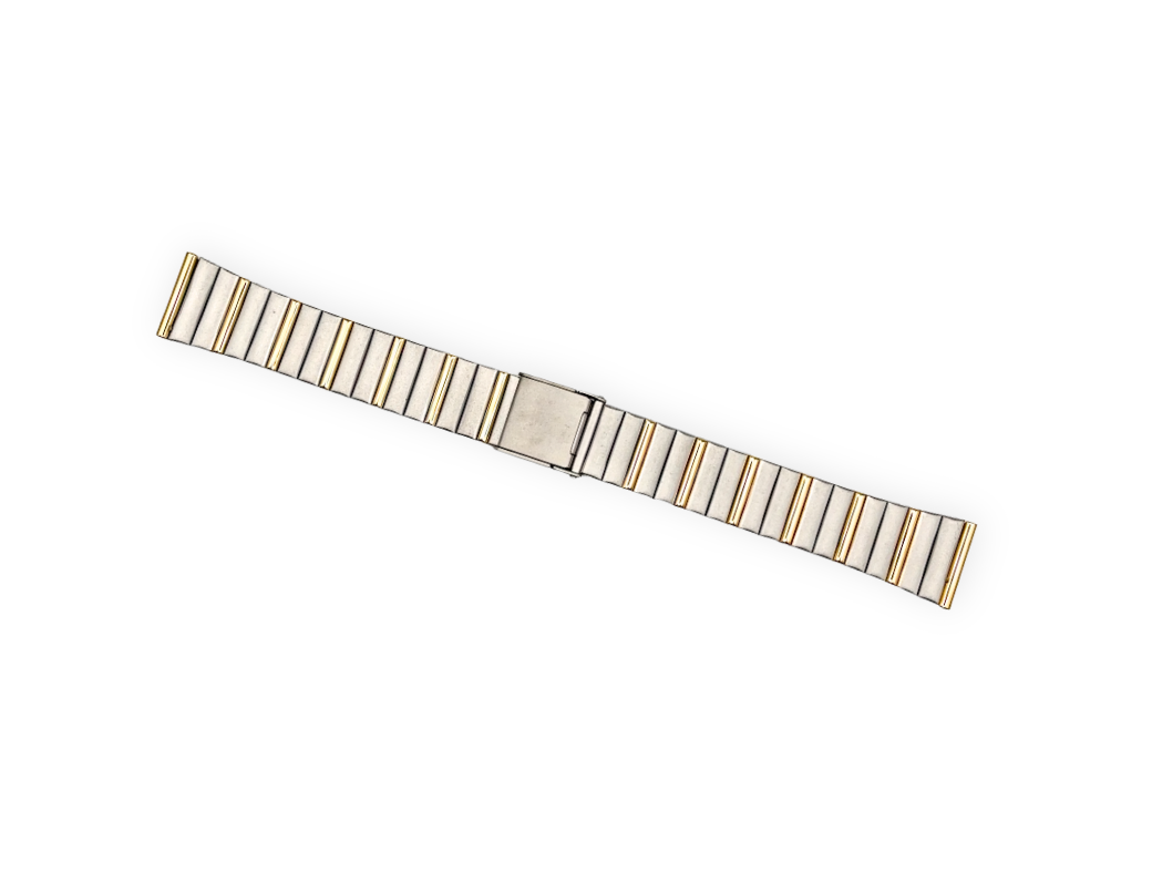 Haka Bicolor steel-gold elegant bracelet 18mm