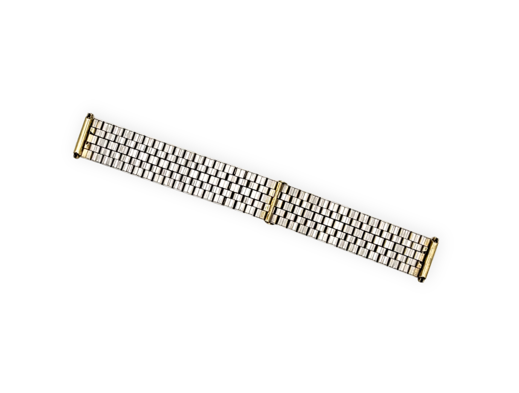 ZRC stainless steel goldplated bracelet 17 to 21 mm
