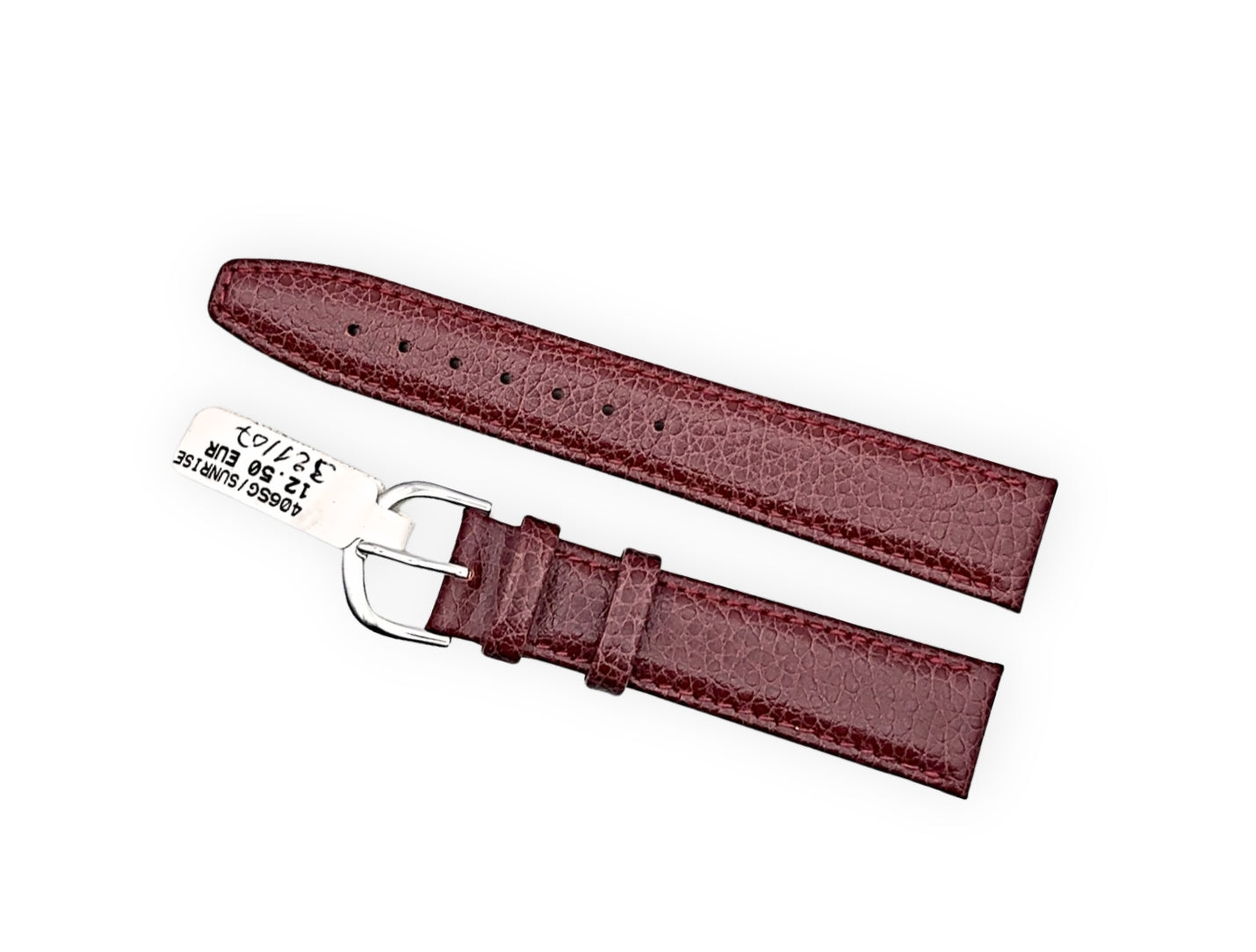 Cinturino in pelle marrone 18mm