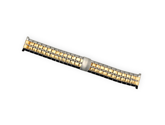 2000's Rowi bi-color steel bracelet ref. 30 4203 - 22mm
