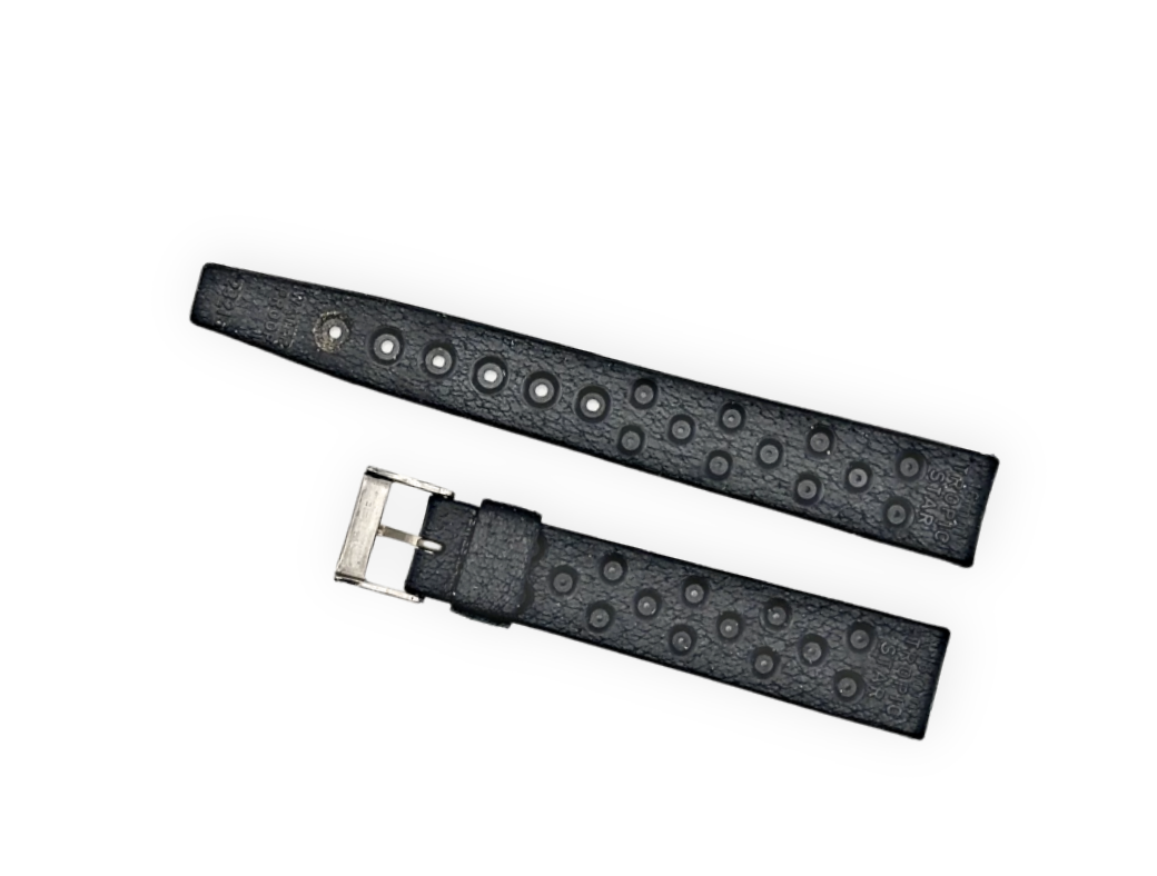 Original vintage TROPIC (Star) strap in black 16mm