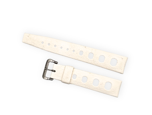 Original vintage TROPIC strap in white colour 18mm