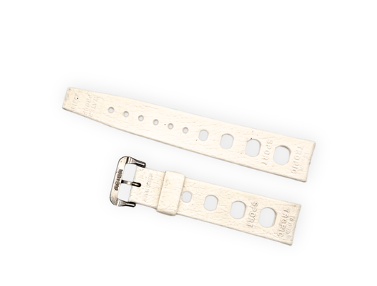 Original vintage TROPIC strap in white colour 18mm
