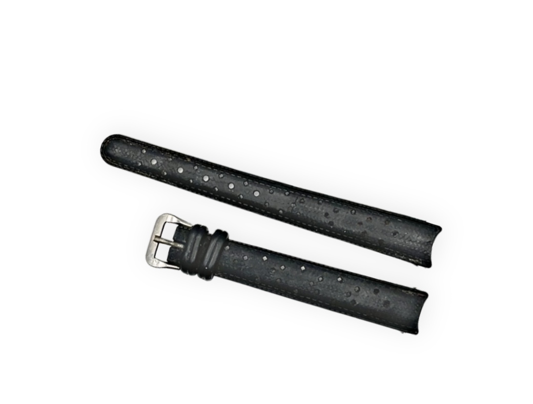 Original vintage TROPIC strap in black 12mm (alternative model)