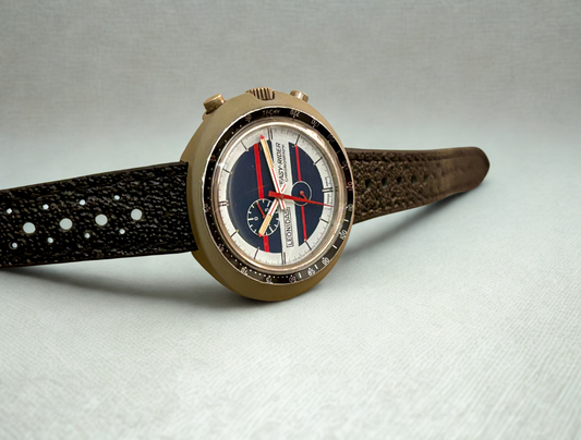 Corfam inspired Racing Strap - Black