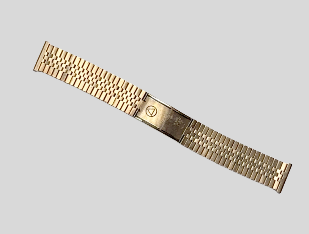 NSA Goldplated steel bracelet 20mm