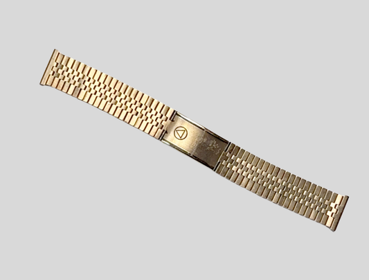 NSA Goldplated steel bracelet 20mm