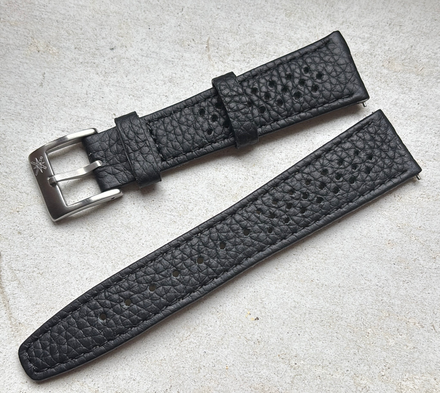 Vintage style Racing Strap - Black
