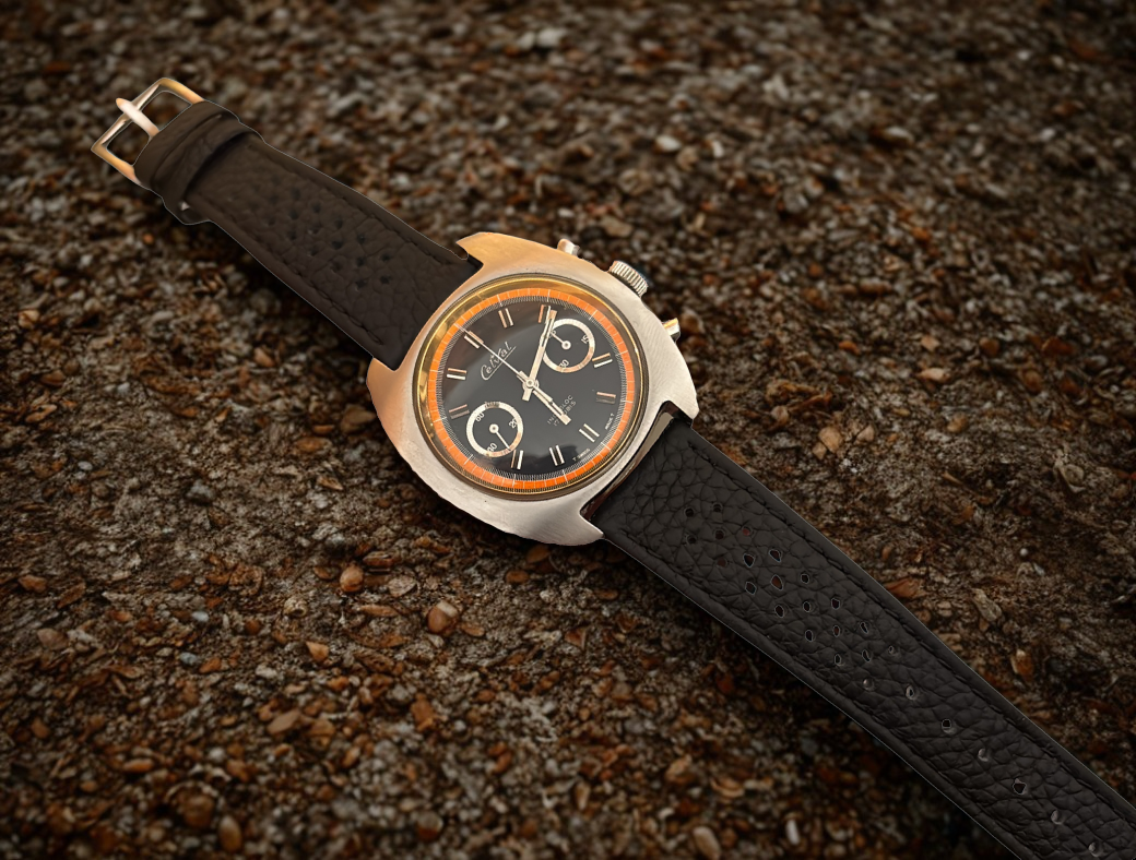 Vintage style Racing Strap - Black