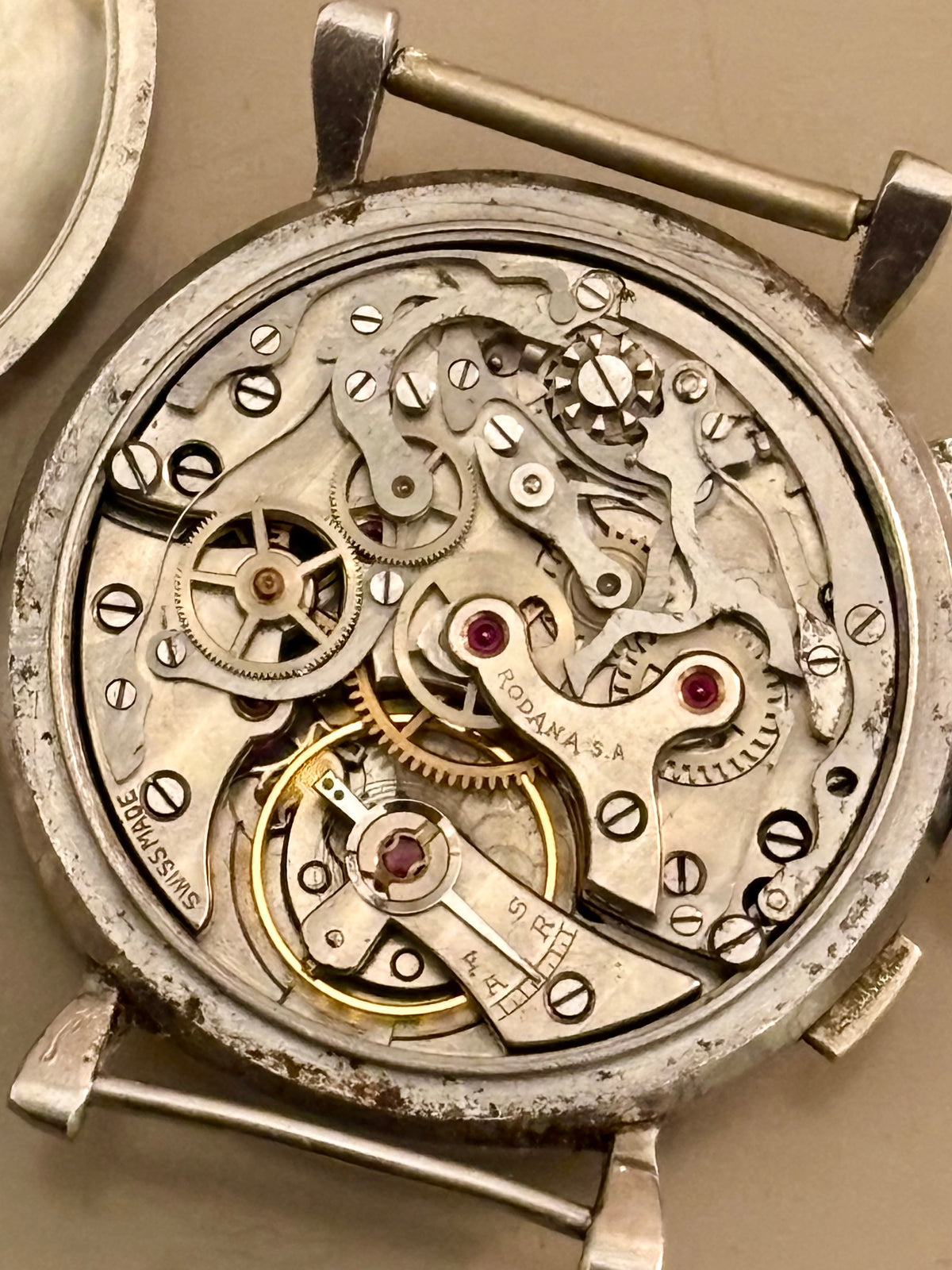 Rodana Chronograph Military dial - Valjoux 23