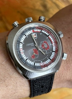 Sorna Bullhead Chronograph Worldtimer