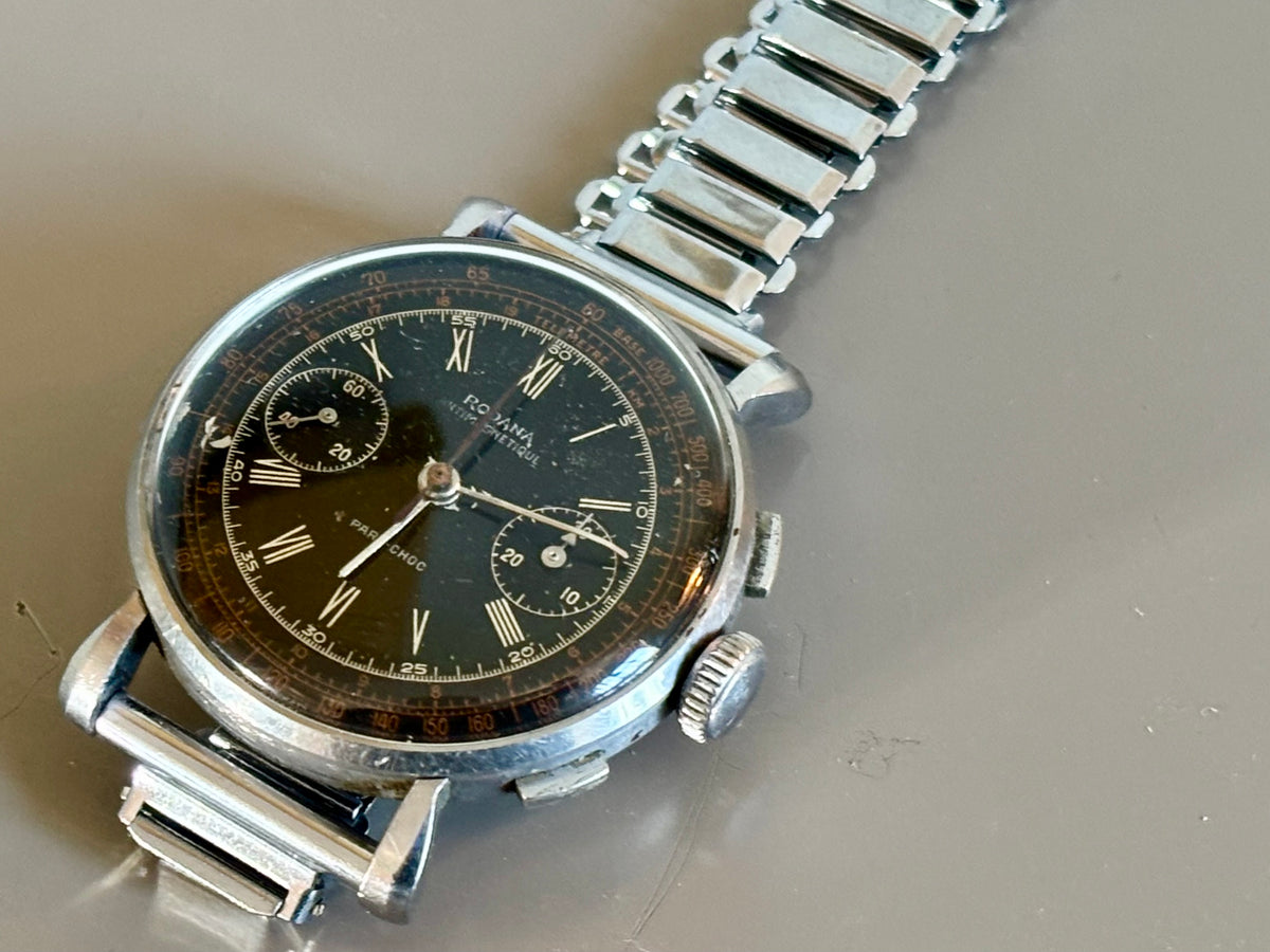 Rodana Chronograph Military dial - Valjoux 23