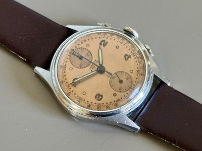 Telda Chronograph | Venus 170 | Salmon dial