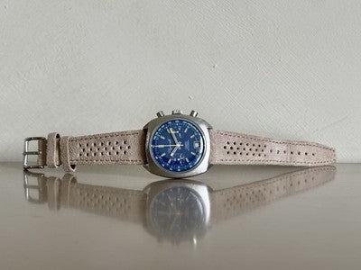 Plymouth Chronograph Valjoux 7734 | Blue Dial | 38mm Steel