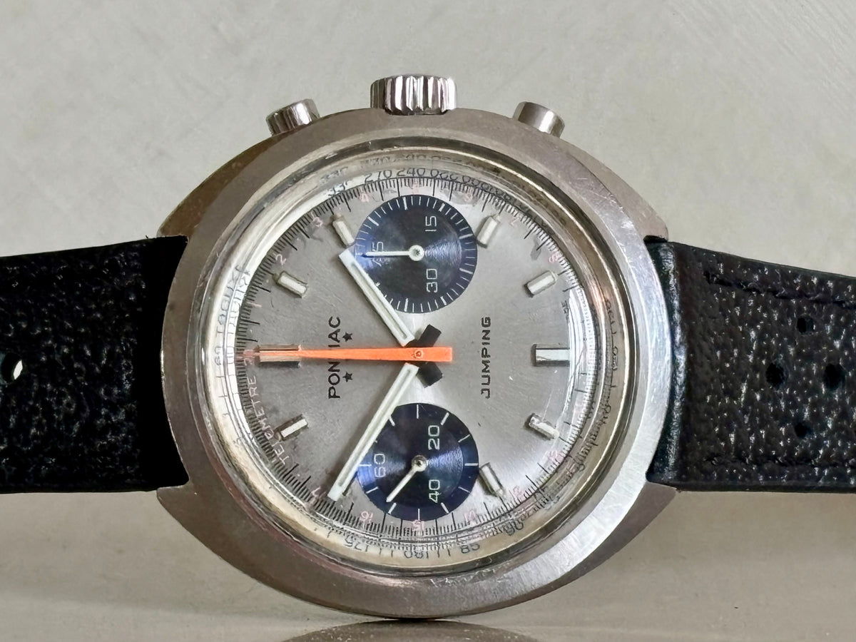 Pontiac Jumping Chronograph Steel case - Valjoux 7733