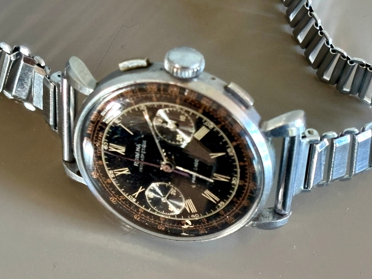 Rodana Chronograph Military dial - Valjoux 23