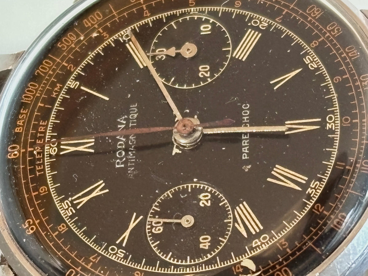 Rodana Chronograph Military dial - Valjoux 23