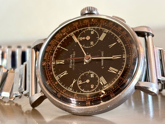 Rodana Chronograph Military dial - Valjoux 23