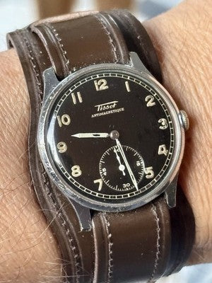 Tissot Antimagnetique Military Watch cal 27