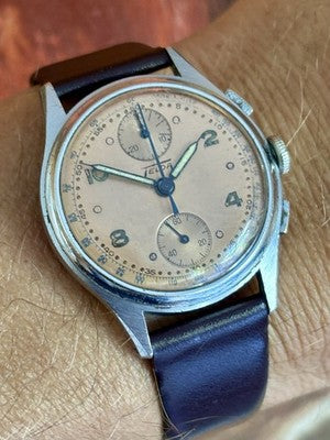 Telda Chronograph | Venus 170 | Salmon dial