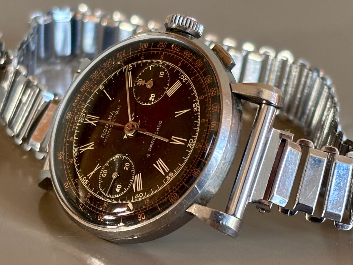 Rodana Chronograph Military dial - Valjoux 23
