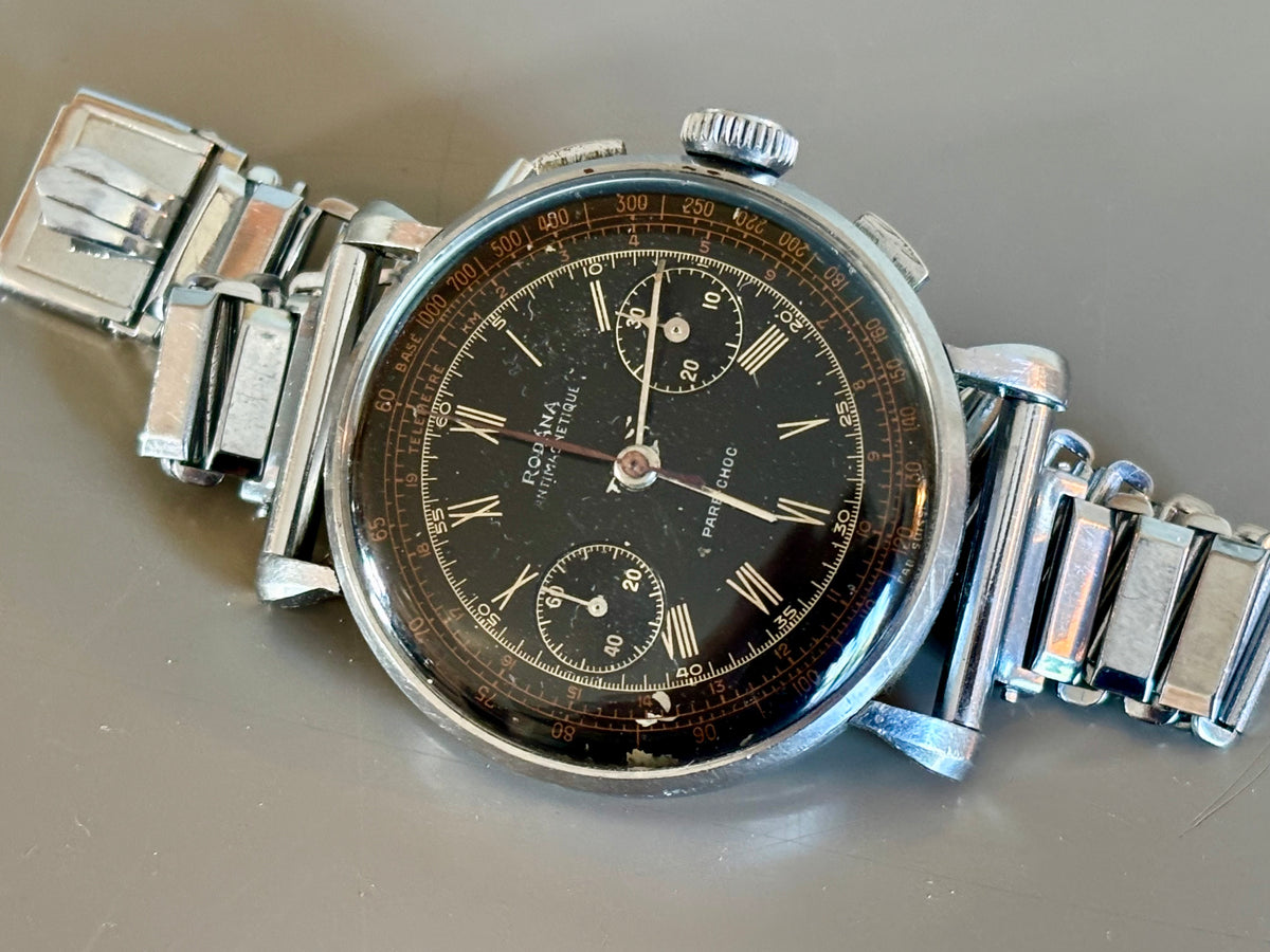 Rodana Chronograph Military dial - Valjoux 23